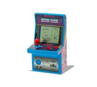 Teorema Giocattoli, Mini Arcade Game, Console Retro Game Portatile con Classici Videogiochi 8-Bit, Schermo LCD e Suoni, Game Boy Elettronico Tascabile, Pile Incluse, Doppio Colore Casuale (Rosso/Blu)