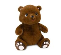 Teorema Giocattoli Orsacchiotto Peluche Eco-Friendly, Morbido Orso Teddy Bear Marrone 42 cm, Pupazzo Realizzato con Materiali Sostenibili, Regalo per Bambini