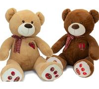 Teorema Giocattoli, Orsacchiotto Peluche Grande 80 cm, Morbido Orso Teddy Bear Eco-Friendly, Pupazzo Gigante Ideale come Regalo per Bambini, Neonati e Adulti, colore casuale