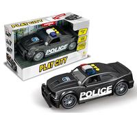 Teorema Giocattoli Play City Macchina Polizia Giocattolo, Macchinine per Bambini con Luci e Suoni Reali, Movimento a Frizione Potente e Porte Apribili, Scala 1:14, Ottimo Gioco bambini 3 Anni +