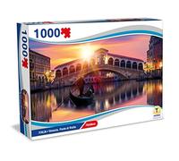Teorema Giocattoli- Puzzle Italia, Venezia Ponte di Rialto, 1000 Pezzi 70x50 cm, Italia2, 67023