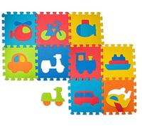 Teorema 71072 - Tappetini Puzzle con Veicoli, Colori Assortiti