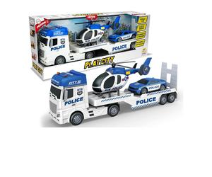 Teorema Play City Tir Camion Polizia con Elicottero e Auto