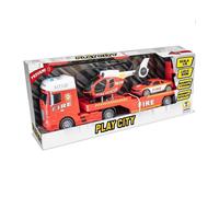 Teorema Play City Tir Camion Vigili del Fuoco con Elicottero e Auto