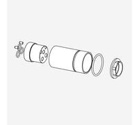 Teorema prolunga per miscelatore monocomando per rubinetto lavabo a parete, 0191300-001, [Rubinetteria Bagno > Accessori di Montaggio per Rubinetteria Bagno]