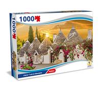 Teorema- Puzzle Italia TRULLI di ALBEROBELLO 1000 Pezzi 70X50 CM, Multicolore, part_B09KH25P6S