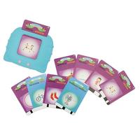 Teorema - Schede Parlanti Flash Card, Lettore Educativo Bilingue a Forma di Micio, 56 Carte Card Bifacciali Attività e Oggetti, 112 Funzioni