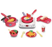 Set Cucina Giocattolo con Fornello e Frigo - Luci, Suoni e Accessori