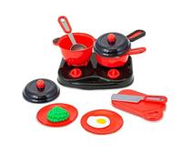 Teorema - Set Pentoline, Giocattolo per Bambini, con Fornello a Due Fuochi, con Accessori