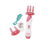 Teorema - Set Trecciatrice Giocattolo a Batteria, Macchina per Realizzare Trecce con Accessori Capelli Inclusi e 2 Testine Intercambiabili