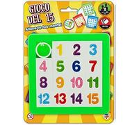 TEOREMA SRL - GIOCO del 15 66630 Giochi da Tavolo, Multicolore