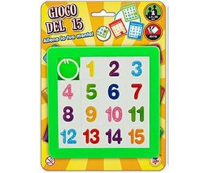 TEOREMA SRL - GIOCO del 15 66630 Giochi da Tavolo, Multicolore