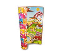 Teorema- Tappeto Gioco Primi Infanzia Double Face per Bambini, 130x150 cm, Spessore 0,8 cm, Multicolore, Unica, 65898
