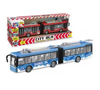Merchandising Teorema: Teo's - Autobus Articolato A Frizione Luci E Suoni2 Col.