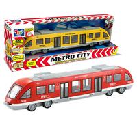 Teorema - Metro Giocattolo per Bambini, Scala 1:16, con Luci e Suoni, Porte Apribili e Movimento a Frizione, Batterie Incluse