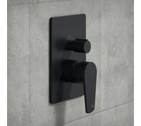 Teorema VELVET rubinetto vasca/doccia per 2-3 uscite, per corpo incasso, 8VC06BB, VELVET nero opaco [Rubinetteria Bagno > Rubinetteria Doccia]