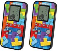 Teorema - Videogioco Portatile, Brick Game Tascabile, Console Retro Portatile 26 Giochi, Pile Incluse (Confezione da 2)