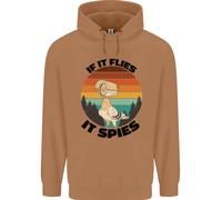 Teoria Del Complotto Se Volano Spiano Uccelli Divertente Uomo Felpa