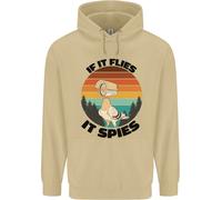 Teoria Del Complotto Se Volano Spiano Uccelli Divertente Uomo Felpa