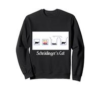Teoria del gatto di Schrödinger Tee Sovrapposizione quantistica Felpa