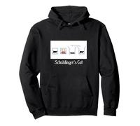 Teoria del gatto di Schrödinger Tee Sovrapposizione quantistica Felpa con Cappuccio
