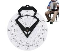 Teoria della Chitarra,Disco Teorico Musicale Da Parete Per Chitarra | Ruota Assistente Portatile con Libro per Principianti per Praticare Melodia e Strumenti Musicali per Adulti