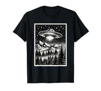 Teoria della cospirazione Fan UFO Alien Space Craft Incontro Maglietta