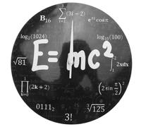 Teoria Della Relatività Formula Matematica Orologio da Parete Scienziato Fi2074
