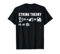 Teoria delle Stringhe Matematica Cat Maglietta