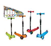 Teorema - Monopattino 3 Ruote per Bambini da +3 anni, con Ruote Luminose 120/80 mm in PU, Cuscinetti ABEC-7, Altezza Regolabile fino a 80 cm, Porta Massima 50 kg