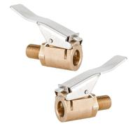 TEOZBLU 2 Pcs Connettore Valvola Pneumatica, 8mm Air Chuck Pneumatico Pompa da Auto Ugello Filettato a Clip, per Gonfiatori Pompa d'Aria Compressore Macchina