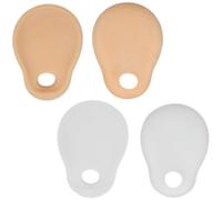 TEOZBLU 4 Pezzi Tutore Alluce Valgo Protezione Uomo Donna, Alluce Valgo Correttore, Protezione Alluce Valgo, In Silicone,Prevenzione Dolori Borsite, Distanziatore Raddrizza Dita, Piedi a Martello