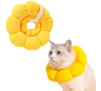 TEOZBLU Collare Gatto, Collari Regolabile per Recupero per Cane Animali Domestici,Morbido e Comodo,Collare Protettivo Gatto per Dopo Chirurgia,Leccatura Anti-morso,Collare Elisabettiano Gatto Morbido