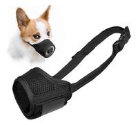 TEOZBLU Dog Muzzle, Adjustable Anti-Bite and Nose-Resistant Muzzles Soft Breathable Mesh for Small, Medium and Large Dogs-L