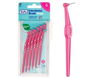 Tepe Angle Brush 0.4 mm Pink (6 Brushes per pack) by Tepe