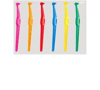 Scovolino TePe, Angle, Blu, 0.6mm/ISO 3, 6pz, pulizia interdentale facile ed efficace, rimozione placca interdentale, per spazi medi, per gengive forti