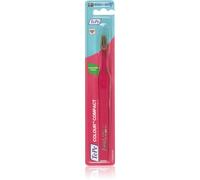 Spazzolino TePe Colour Compact Extra Soft, Pink, 1pz, spazzolino con testina piccola per bambini più grandi e adulti, setole extra soft per una pulizia delicata