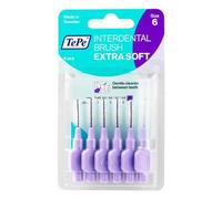 TePe Extra-Soft - 6 Scovolini Interdentali ISO 6 Misura 1,1 mm Viola