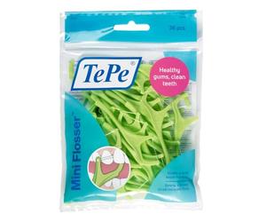 TePe Mini Flosser, 36 pezzi | Filo interdentale, Efficace per rimozione della placca interdentale, Per una pulizia facile tra i denti, Per spazi stretti