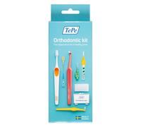 Tepe Orthodontic Kit 1 Spazzolino Supreme Compact + 1 Spazzolino Compact Tuft + 2 Scovolini + 1 Tepe Angle + 2 Tepe Easypick Xs/s + 2 Tepe Easypick M/l + 1 Orthodontic Wax