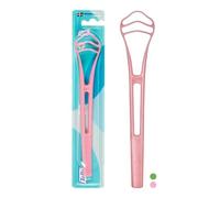 TePe Tongue Cleaner, 1pz, pulisci lingua per prevenire alito cattivo e rimuovere i batteri, facile da usare, migliora la salute del cavo orale