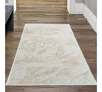 Teppich-Traum Tappeto morbido per la Camera da Letto - bello e soffice - colore beige, 70x140 cm