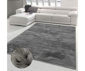 Teppich-Traum Tappeto per Soggiorno e Sala da Pranzo | lavabile | Stile Classico antracite, 200x280 cm