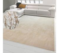 Teppich-Traum Tappeto Shaggy tappeto della camera da letto Flokati in beige, 240 x 340 cm