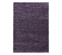 Teppium Moderno Tappeto Salotto 120 x 170 cm Viola-2 - Shaggy Tappeto per scendiletto Camera da Letto, Cucina y Soggiorno - Tappeto Morbido y Fluffy, Monocromatico, facile manutenzione