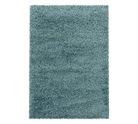 Teppium Moderno Tappeto Salotto 200x300 (200x290 cm) Blu acqua - Shaggy Tappeto per scendiletto Camera da Letto, Cucina y Soggiorno - Tappeto Morbido y Fluffy, Monocromatico, facile manutenzione