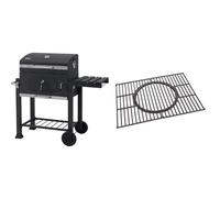 Tepro Barbecue a carbonella Toronto Click antracite/acciaio inossidabile + Tepro Toronto - Barbecue a carbonella dal design innovativo