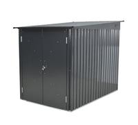 tepro Box per attrezzi in metallo, bici & More Midi, antracite, dimensioni: 142 x 197 x 157 cm