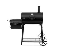 Tepro Griglia A Carbone Smoker Biloxi, Superficie Grill, Nero, 112 x 63.5 x 125 cm