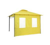 tepro Set di pannelli laterali per gazebo Lehua e gazebo Waya giallo, 2 parti laterali